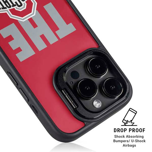 Ohio State University The Ohio State Buckeyes iPhone 15 Pro Kickstand Case